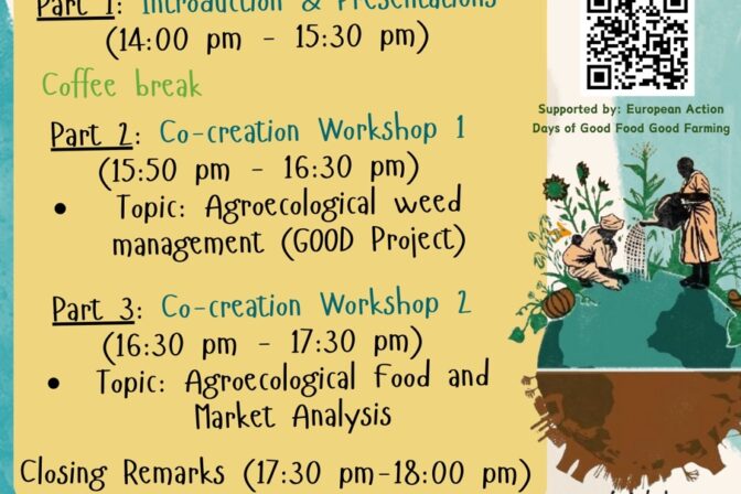 GOOD #1 webinar “Youth and Agroecology”